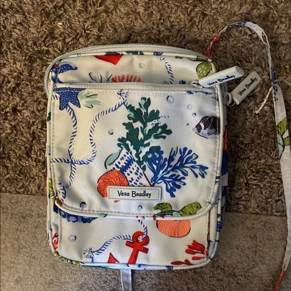 Vera Bradley Retired Sea Life Small Crossbody Bag